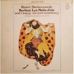 Maurice Ravel / Hector Berlioz / Janet Baker / Sir John Barbirolli / New Philharmonia Orchestra Shéhérazade / Les Nuits D'été Vinyl LP USED