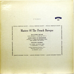 Jean-Marie Leclair / Joseph Bodin de Boismortier / François Couperin / Lee Schaenen Masters of the French Baroque Vinyl LP USED