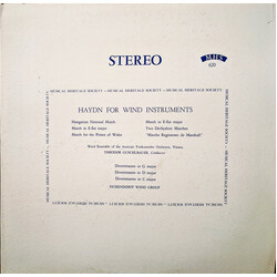 Joseph Haydn Haydn For Wind Instruments Vinyl LP USED