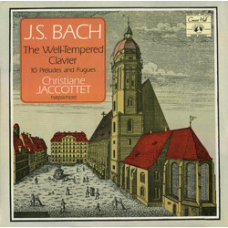 Johann Sebastian Bach / Christiane Jaccottet The Well-Tempered Klavier (10 Preludes And Fugues) Vinyl LP USED