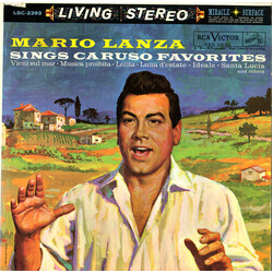 Mario Lanza Mario Lanza Sings Caruso Favorites Vinyl LP USED