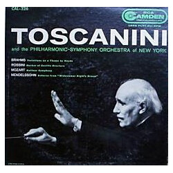 The New York Philharmonic Orchestra Toscanini Vinyl LP USED