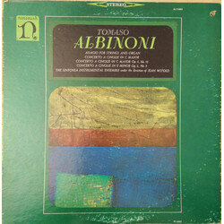 Tomaso Albinoni / Ensemble Instrumental Sinfonia Adagio For Strings And Organ, Concerto A Cinque In C Major, Concerto A Cinque In C Major Op.5, No. 12