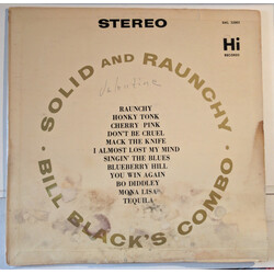 Bill Black's Combo Solid And Raunchy Vinyl LP USED