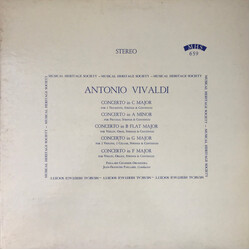 Antonio Vivaldi / Orchestre De Chambre Jean-François Paillard / Jean-François Paillard Concerto In C Major / Concerto In A Minor / Concerto In B Flat 