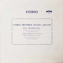 Georg Friedrich Händel / Jean-François Paillard Royal Fireworks Music / Double Concerto No. 27 In B Flat Major / Oboe Concerto No. 3 In G Minor Vinyl 