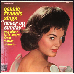 Connie Francis Sings Never On Sunday And Other Title Songs From Motion Pictures Vinyl LP USED