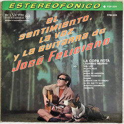 José Feliciano El Sentimiento, La Voz Y La Guitarra De José Feliciano Vinyl LP USED