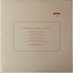 Wolfgang Amadeus Mozart / Tonkünstler Orchestra / Ernst Märzendorfer Symphony In F Major K. 75 / Symphony In F Major K. 76 / Symphony In D Major K. 81