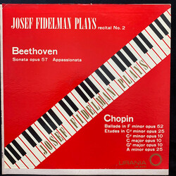 Ludwig van Beethoven / Frédéric Chopin / Josef Fidelman Josef Fidelman Plays Recital No. 2 Vinyl LP USED