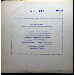 Antonio Vivaldi / New York Sinfonietta / Max Goberman Five Concertos Vinyl LP USED