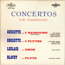 Jean-Marie Leclair / Michel Blavet / Michel Corrette Concertos For Woodwinds Vinyl LP USED