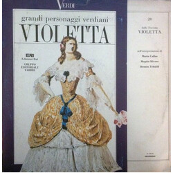 Giuseppe Verdi Verdi: Edizioni Rai 28 - Dalla Traviata Violetta Vinyl LP USED