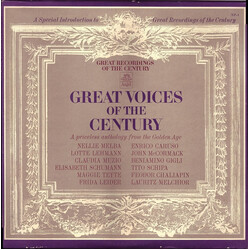 Various Great Voices Of The Century Vinyl LP USED