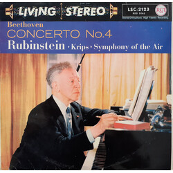 Ludwig Van Beethoven / Arthur Rubinstein / Josef Krips / Symphony Of The Air Concerto No.4 In G-Dur Op. 58 Vinyl LP USED