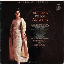 Victoria De Los Angeles / The Sinfonia Of London / Rafael Frühbeck De Burgos A World Of Song Vinyl LP USED
