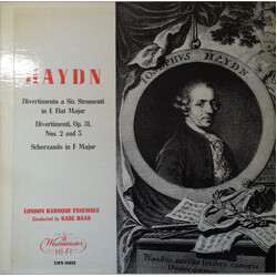Joseph Haydn / London Baroque Ensemble / Karl Haas Divertimenti & Scherzando Vinyl LP USED