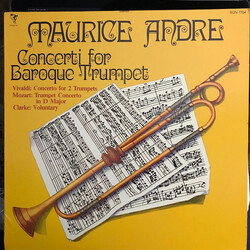 Maurice André / Antonio Vivaldi / Georg Philipp Telemann / Henry Purcell / Johann Sebastian Bach Concerti For Baroque Trumpet Vinyl LP USED