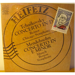 Jascha Heifetz / Pyotr Ilyich Tchaikovsky / Fritz Reiner / The Chicago Symphony Orchestra / Felix Mendelssohn-Bartholdy / Charles Munch / Boston Symph