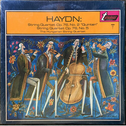 Joseph Haydn / The Hungarian Quartet String Quartet Op. 76, No. 2 "Quinten" / String Quartet Op. 76, No. 5 Vinyl LP USED