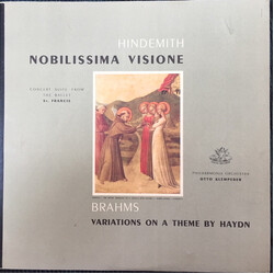 Paul Hindemith / Johannes Brahms / Otto Klemperer / Philharmonia Orchestra Nobilissima Visione -- Suite / Variations On A Theme By Haydn (St. Antoni C