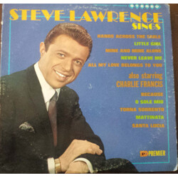 Steve Lawrence (2) / Charlie Francis (4) Steve Lawrence Sings Vinyl LP USED