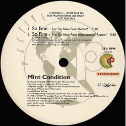 Mint Condition So Fine USED VINYL 12INCH PROMO
