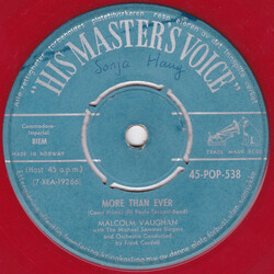 Malcolm Vaughan More Than Ever Vinyl 7" USED