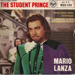 Mario Lanza Selections From The Student Prince USED VINYL 7INCH 45 RPM EP