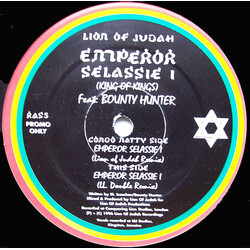 Lion Of Judah / Bounty Hunter Emperor Selassie I (King Of Kings) VINYL 12" USED