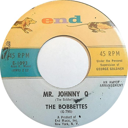 The Bobbettes Mr. Johnny Q / Teach Me Tonight Vinyl 7" USED