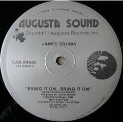 James Brown Bring It On...Bring It On / The Night Time Is The Right Time VINYL 12" USED