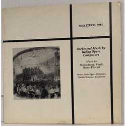 Orchestre National De L'Opéra De Monte-Carlo Orchestral Music By Italian Opera Composers Vinyl LP USED