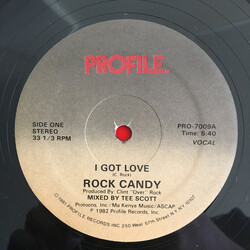 Rock Candy (4) I Got Love USED VINYL 12INCH 33 S RPM SINGLE STEREO