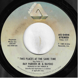 Raydio Two Places At The Same Time USED VINYL 7INCH 45 RPM STYRENE