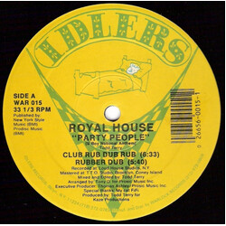Royal House Party People / Key The Pulse USED VINYL 12INCH 33 S RPM REPRESS