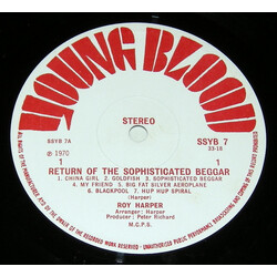 Roy Harper Return Of The Sophisticated Beggar Vinyl LP USED