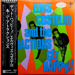 Elvis Costello & The Attractions Get Happy! Vinyl LP USED
