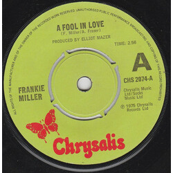 Frankie Miller A Fool In Love USED VINYL 7INCH 45 RPM SINGLE