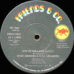 Eddie Drennon & The B.B.S. Unlimited / Manhattan Express Let's Do The Latin Hustle / Bad Girl VINYL 12" USED