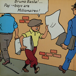 Bruno Basta! Paperboys Are Millionaires Vinyl LP USED
