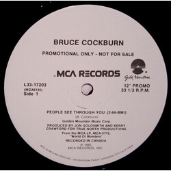 Bruce Cockburn People See Through You USED VINYL 12INCH PROMO
