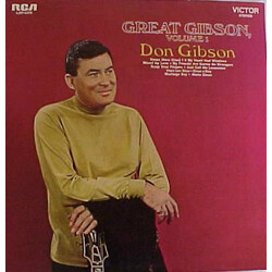Don Gibson Great Gibson, Volume 1 Vinyl LP USED