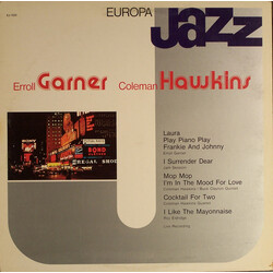 Erroll Garner / Coleman Hawkins Europa Jazz Vinyl LP USED
