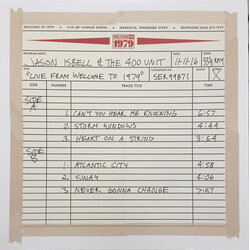 Jason Isbell And The 400 Unit Live From Welcome To 1979 USED VINYL 12INCH ALBUM RECORD STORE DAY LIMITED EDITION