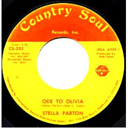 Stella Parton Ode To Olivia USED VINYL 7INCH 45 RPM SINGLE