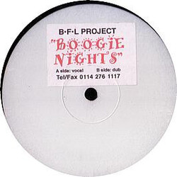 B.F.L. Project Boogie Nights USED VINYL 12INCH WHITE LABEL