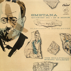 Bedřich Smetana / Alexander Glazunov / The Hollywood String Quartet Quartet No. 1 In E Minor / 5 Novelettes Vinyl LP USED
