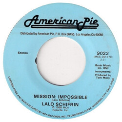 The Grass Roots / Lalo Schifrin Two Divided By Love / Mission Impossible USED VINYL 7INCH 45 RPM SINGLE REISSUE