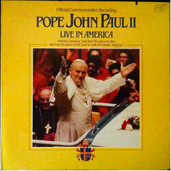 His Holiness Pope John Paul II Live In America Vinyl LP USED